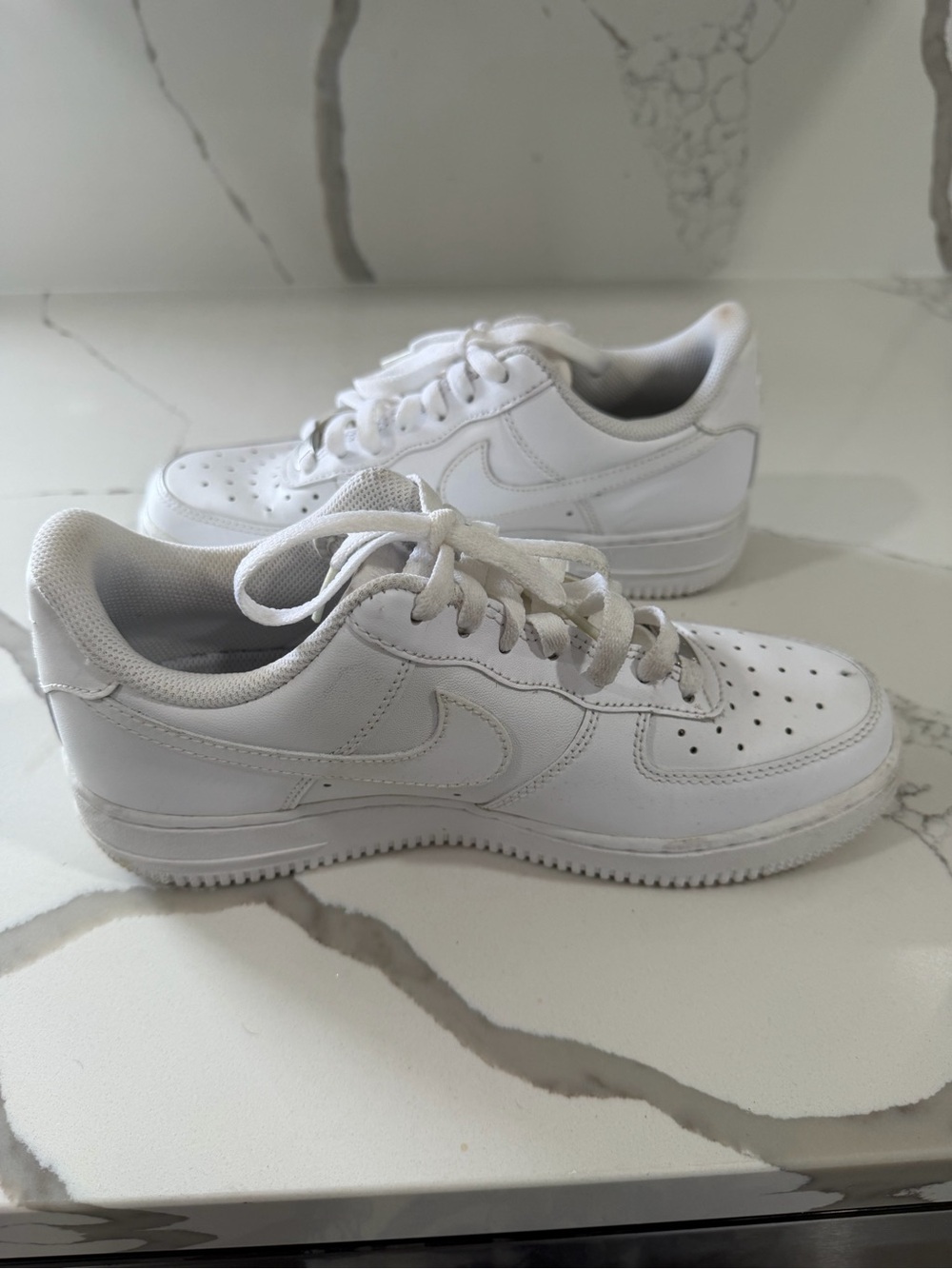 Nike All-White Low-Top Sneakers